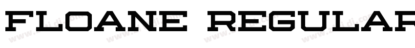 Floane Regular字体转换
